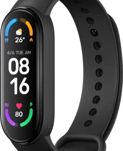 Mi Smart Band 6 - India's No.1 Fitness Band (Dark Black Strap)