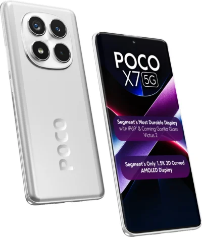 POCO X7 5G (Cosmic Silver, 128 GB) (8 GB RAM)