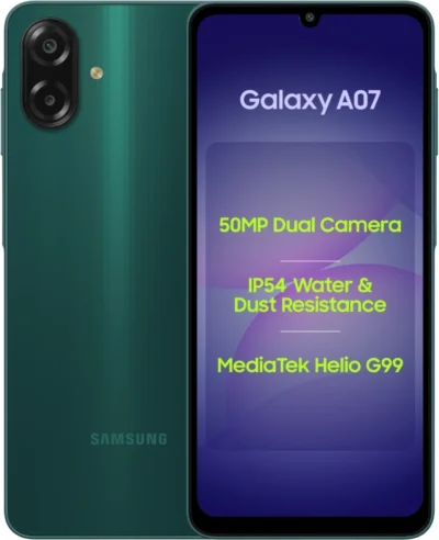 Samsung Galaxy A07 – Reliable Budget Smartphone with Trusted Brand Quality