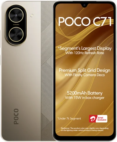 POCO C71 – Best Budget Smartphone with Great Value for Money
